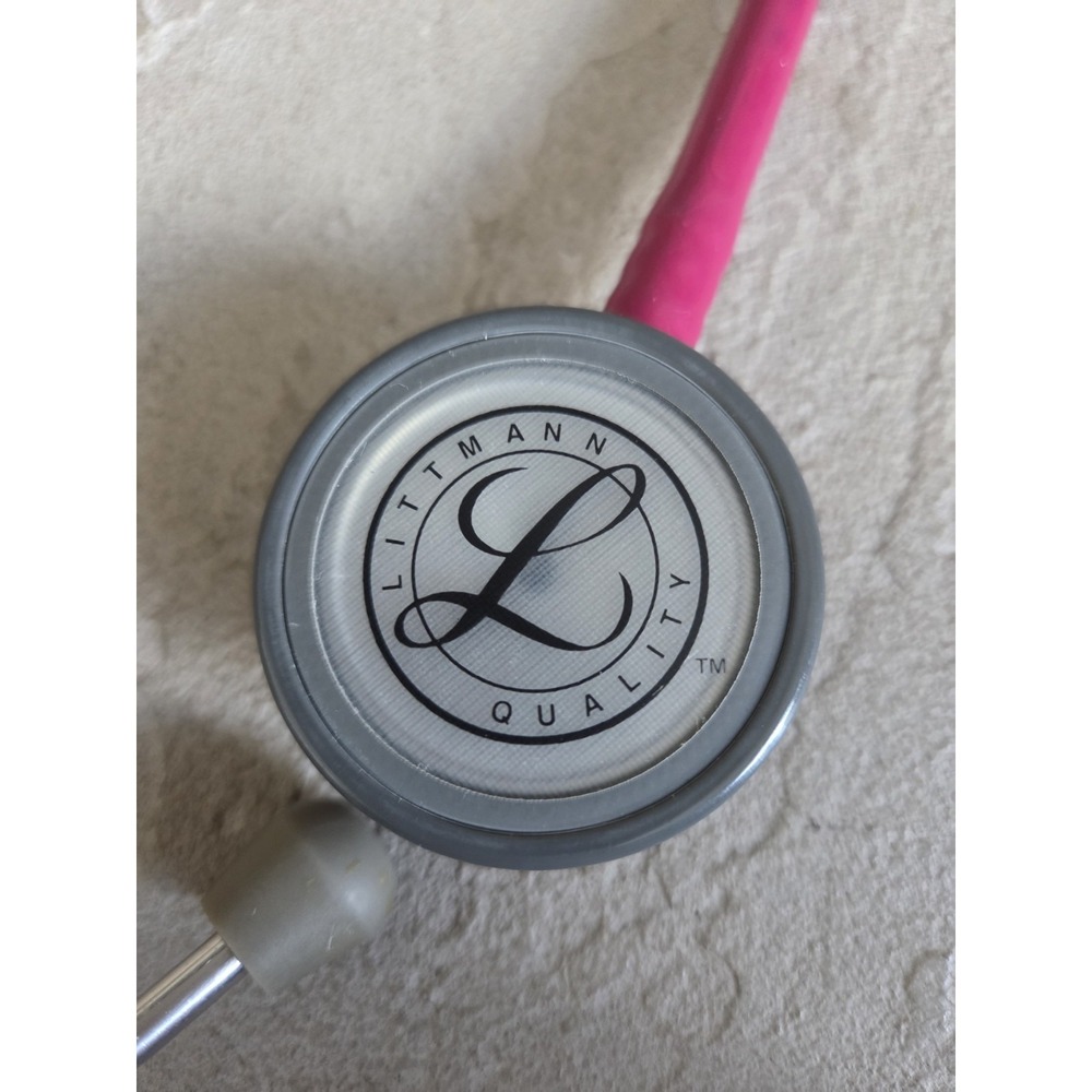 3M LITTMANN CLASSIC II S.E. STETHOSCOPE Rasberry Color Made In USA Lightweight - Picture 2 of 9